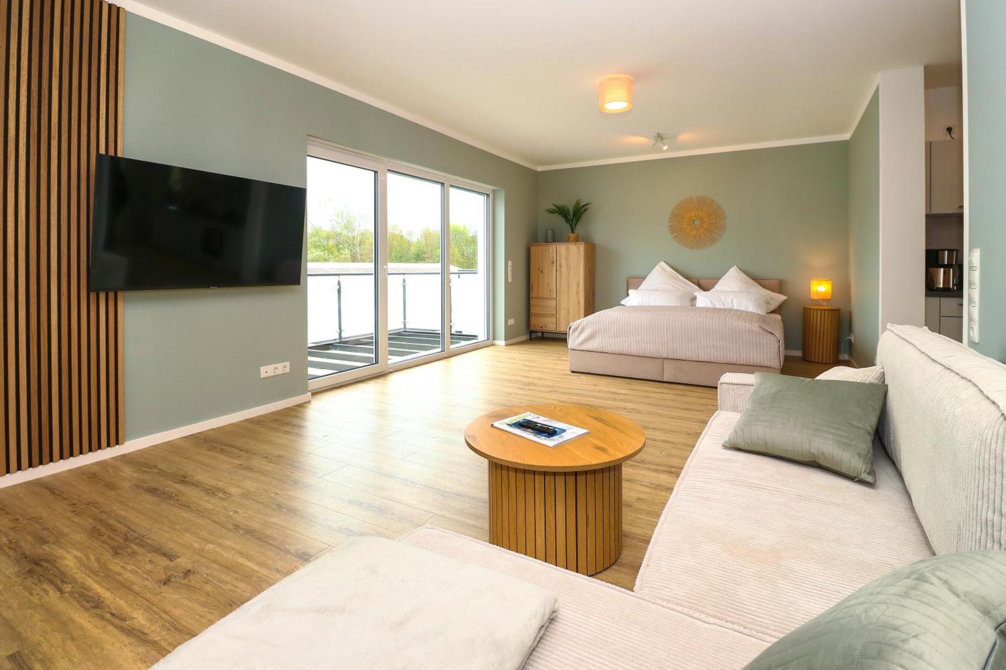 Lightplace - Moderne Apartments In Braunschweig - Balkon - Netflix - Am Kanal ภายนอก รูปภาพ