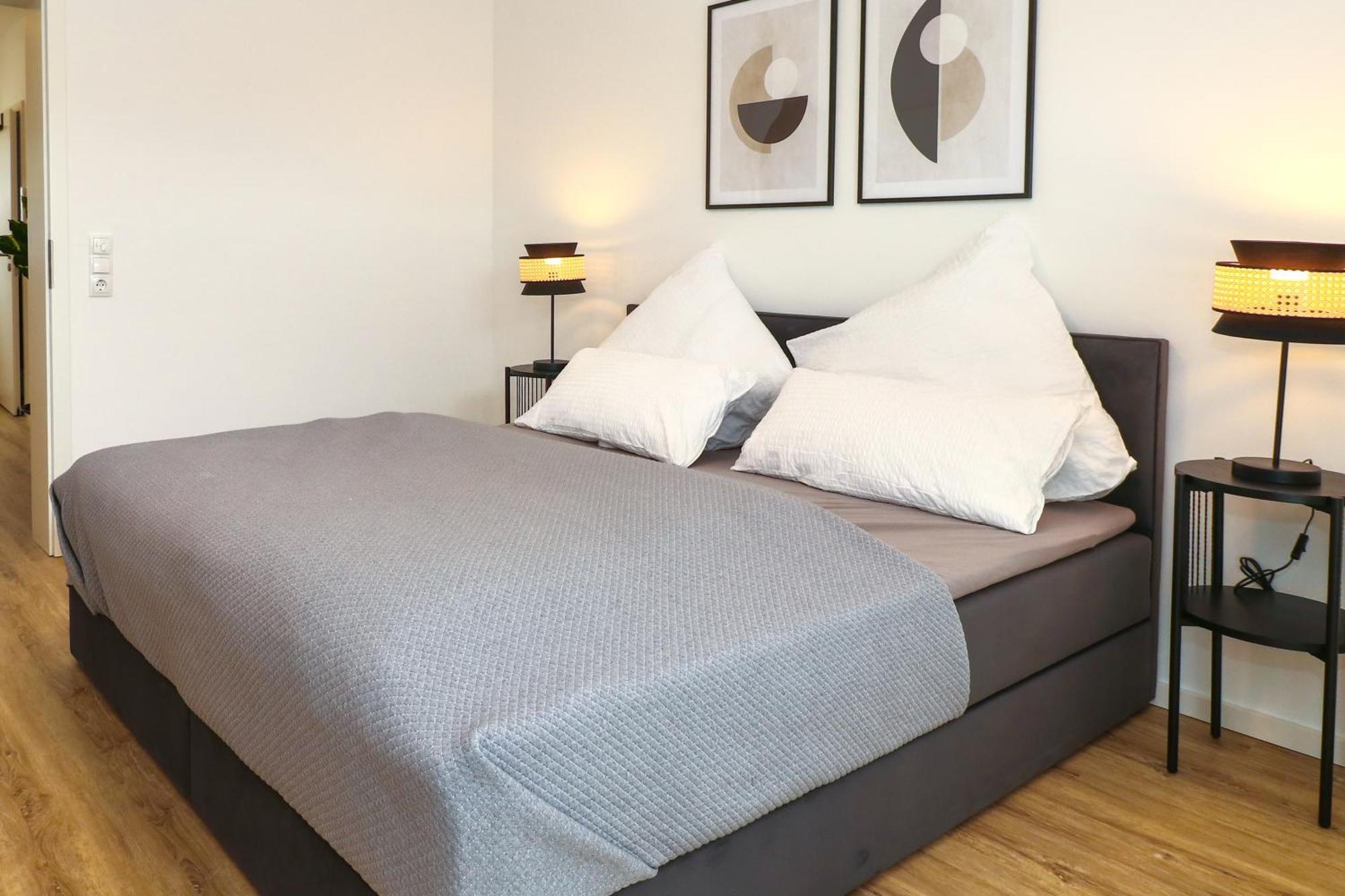 Lightplace - Moderne Apartments In Braunschweig - Balkon - Netflix - Am Kanal ภายนอก รูปภาพ